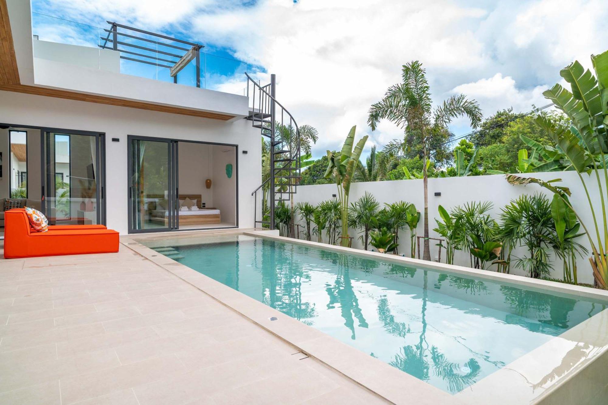 Tropical 3br Meyu Pool Mountain View Villa Bophut